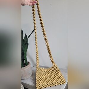 Woodbead Crossbody Boho Purse Bag